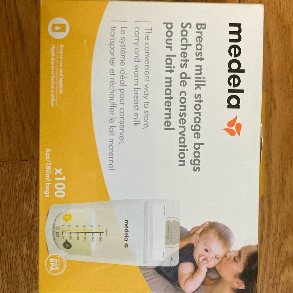 Breastmilk storage bags